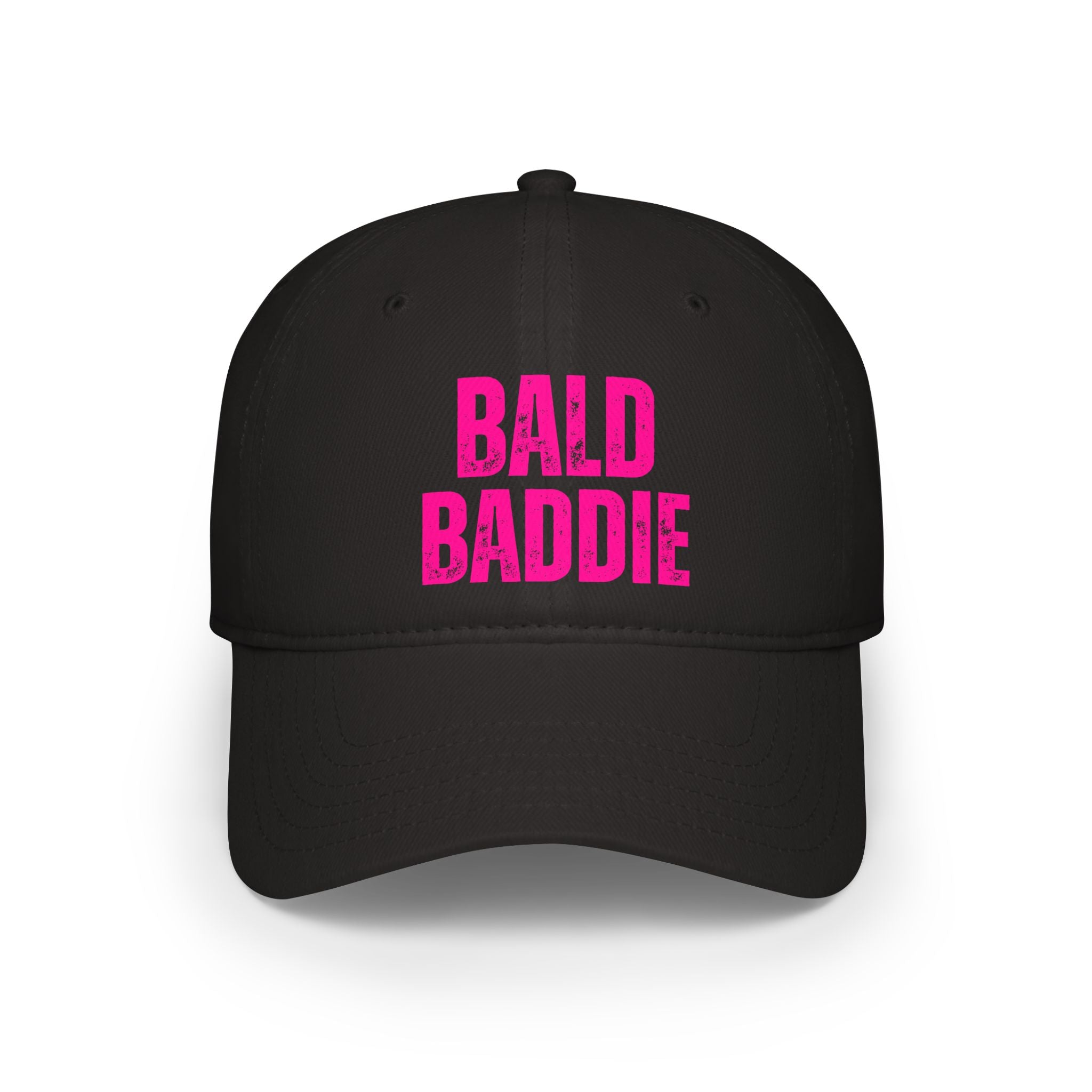 Bald Baddie Low Profile Baseball Cap | Trendy Apparel, Summer Hat, Gift for Fashion Lovers, Casual Style, Everyday Wear