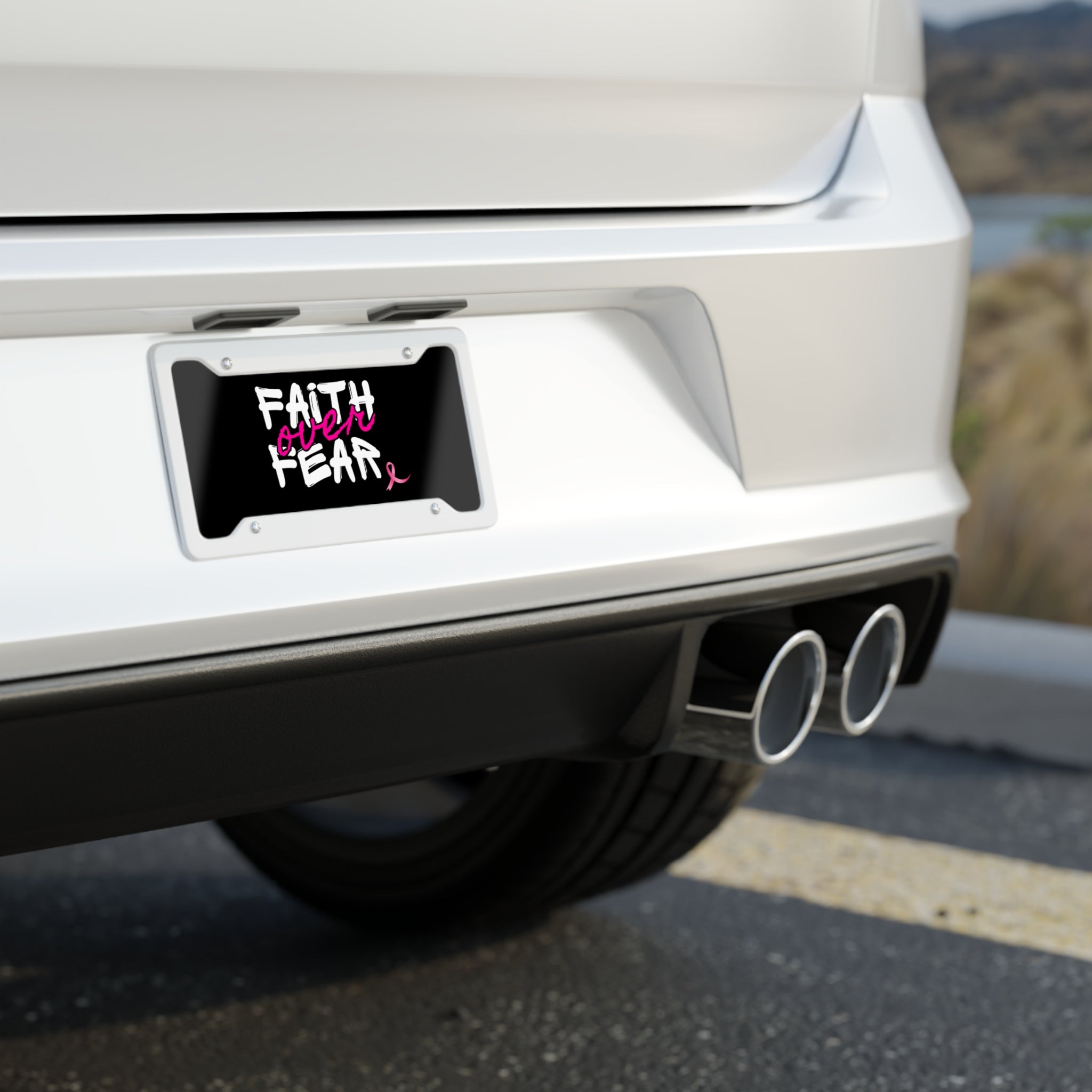 Bald Baddies "Faith" Vanity Plate