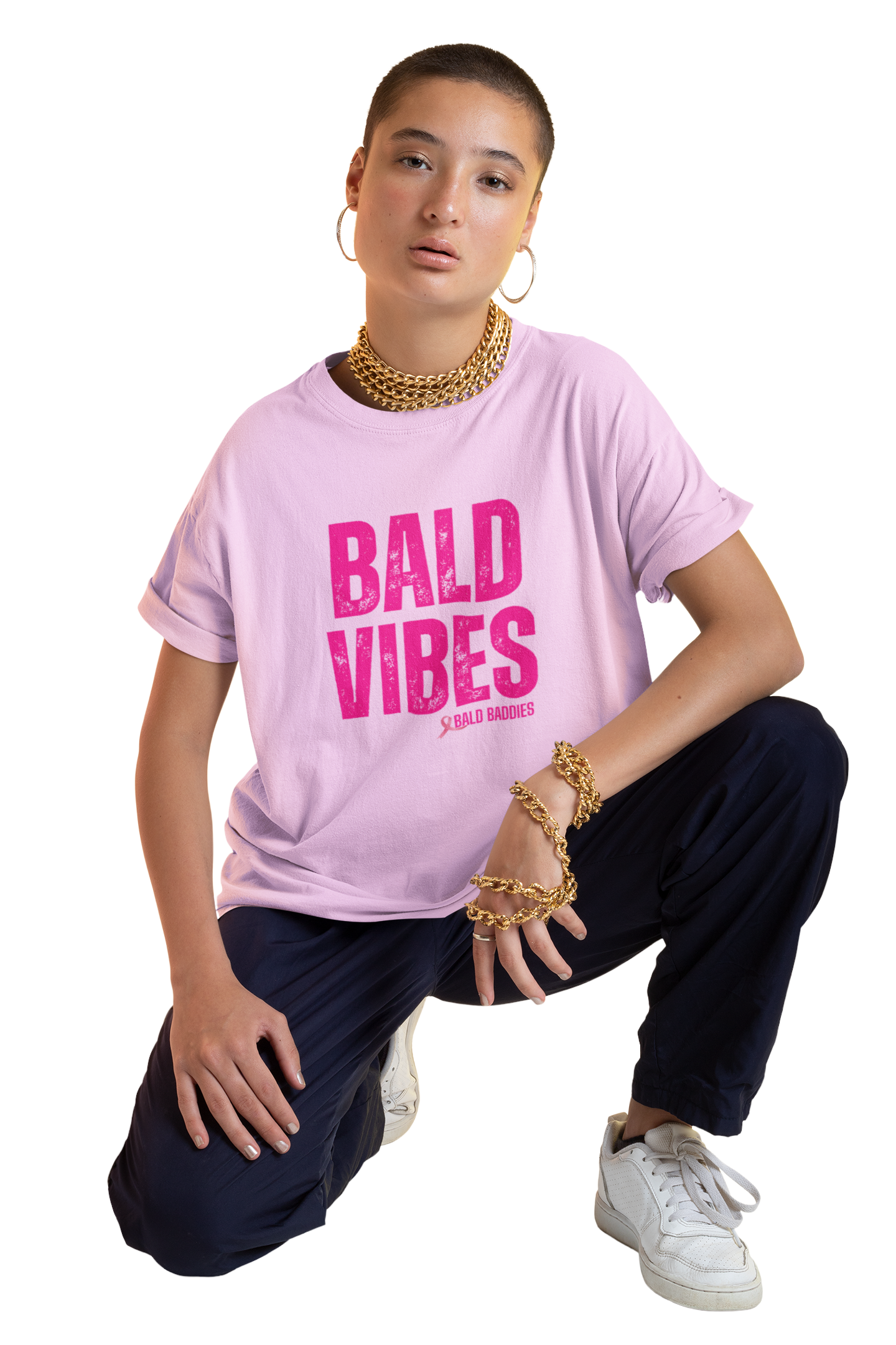 Bald Baddies "Vibe" Essentials Tee