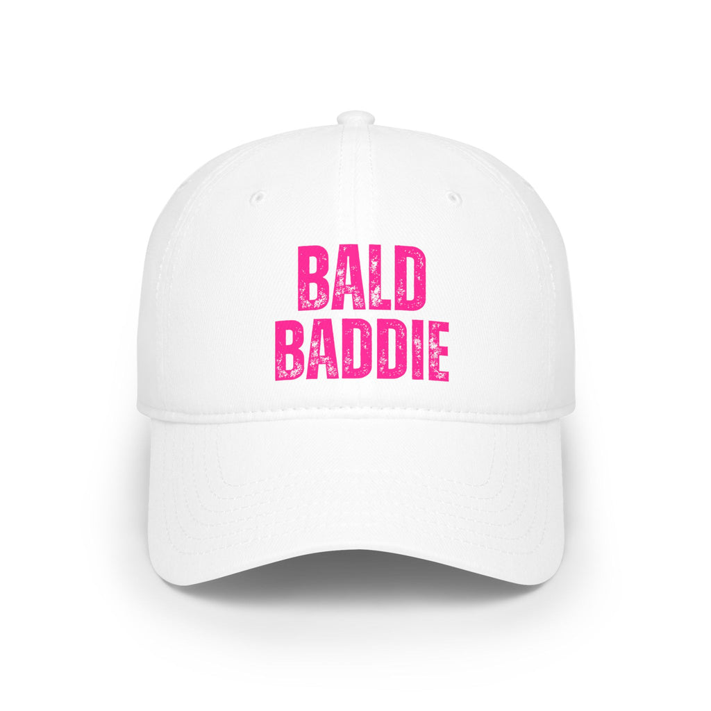 Bald Baddie Low Profile Baseball Cap | Trendy Apparel, Summer Hat, Gift for Fashion Lovers, Casual Style, Everyday Wear
