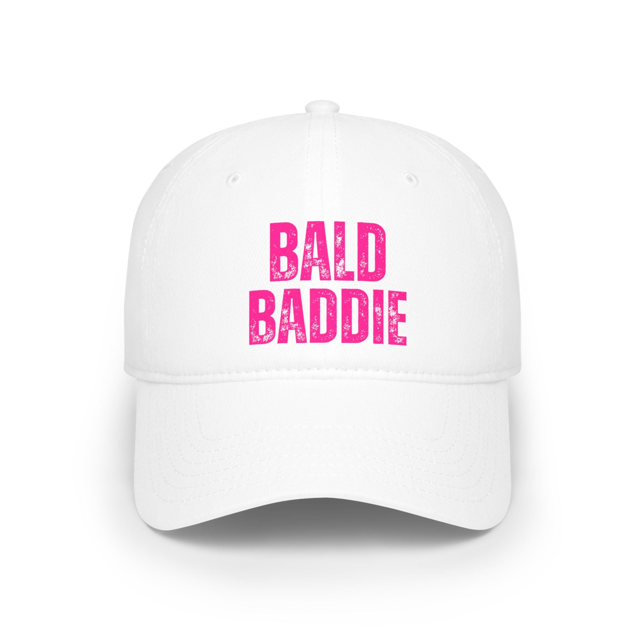 Bald Baddie Low Profile Baseball Cap | Trendy Apparel, Summer Hat, Gift for Fashion Lovers, Casual Style, Everyday Wear