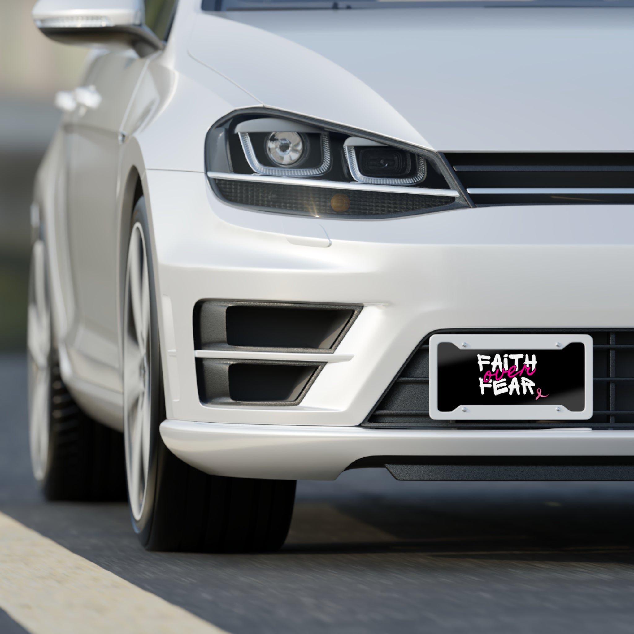 Bald Baddies "Faith" Vanity Plate